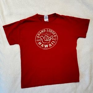 Tee Shirt from Hawaii. Youth Large. RED